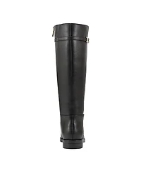 Bandolino Women's Romi Round Toe Side Zip Knee High Riding Boots