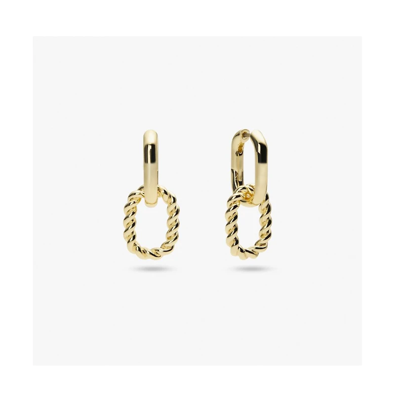 Ana Luisa Double Hoop Earrings - Ash Double