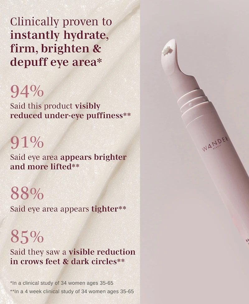 Wander Beauty Baggage Claim Everyday Eye Cream