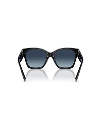 Tiffany & Co. Women's Polarized Low Bridge Fit Sunglasses, Gradient TF4216F