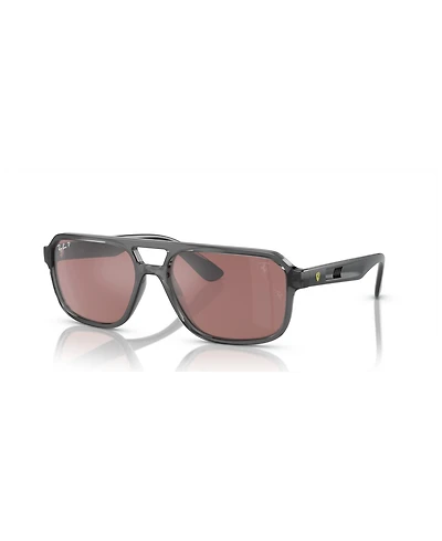 Ray-Ban Unisex Polarized Sunglasses, Mirror RB4414M