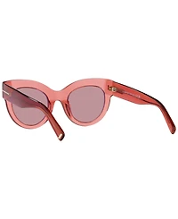 Tom Ford Women's Lucilla Sunglasses, Mirror Gradient TR001699