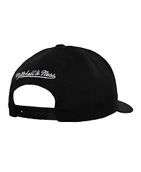 Men's Mitchell & Ness Black Chicago Bulls Mvp Team Script 2.0 Stretch-Snapback Hat