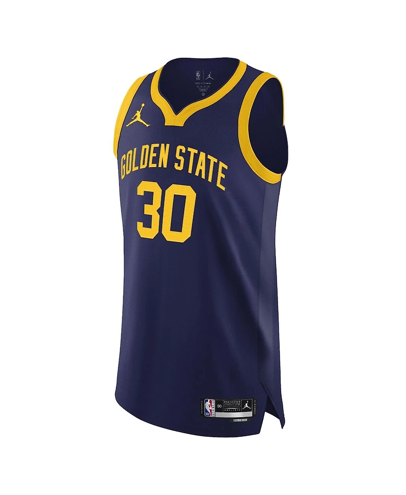 Men's Jordan Stephen Curry Royal Golden State Warriors Authentic Player Jersey - Statement Edition