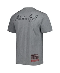 Men's Mitchell & Ness Gray Atlanta United Fc City T-shirt