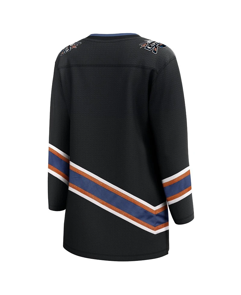 Women's Fanatics Black Washington Capitals Special Edition 2.0 Breakaway Blank Jersey
