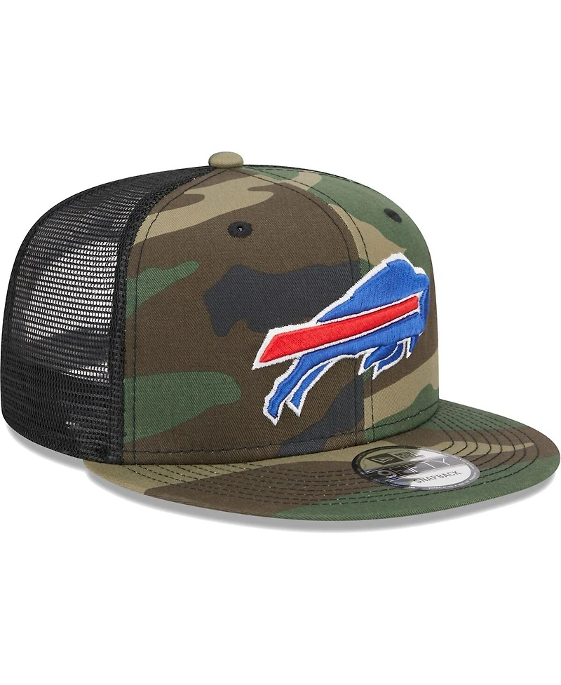 Men's New Era Camo Buffalo Bills Main Trucker 9FIFTY Snapback Hat