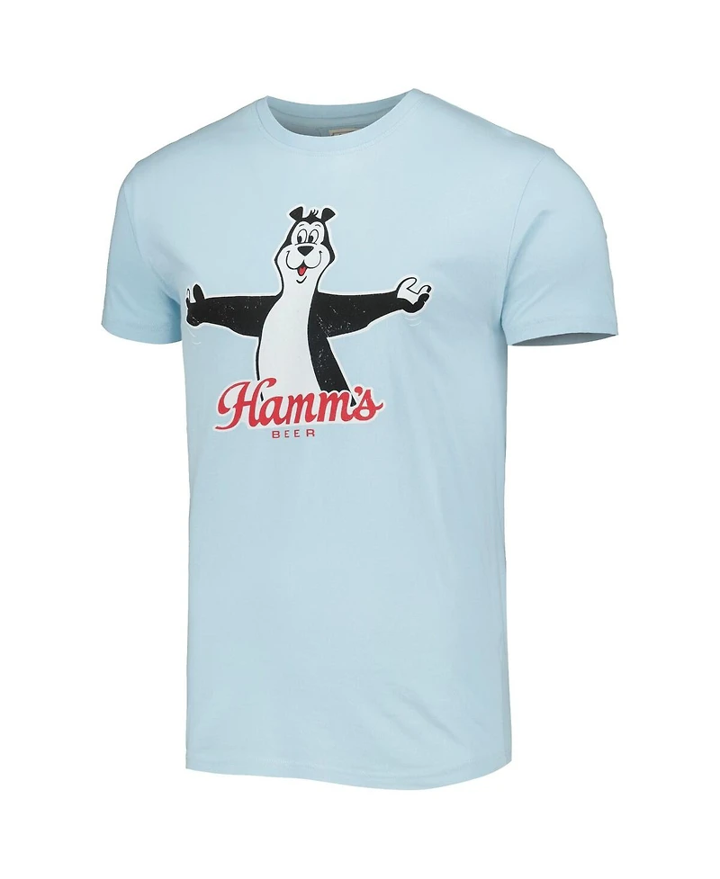 Men's and Women's American Needle Light Blue Hamms Brass Tacks T-shirt