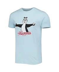 Men's and Women's American Needle Light Blue Hamms Brass Tacks T-shirt