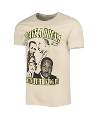 Men's and Women's Tan Martin Luther King Jr. Graphic T-shirt