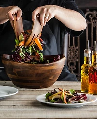 Heritage Collection by Fabio Viviani Acacia Wood 3-Piece Salad Set