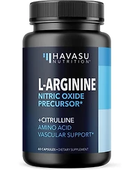 L-Arginine Capsules for Men's Stamina, Endurance & Performance, Havasu Nutrition, 60ct