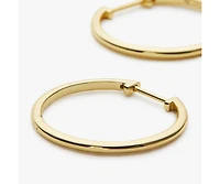 Ana Luisa Medium Slim Endless Hoops - Lo Medium