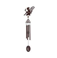 27" Long Metal Brown Fairy Wind Chime
