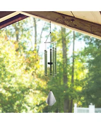 36" Long Tuned Wind Chime Traditional Green Tube