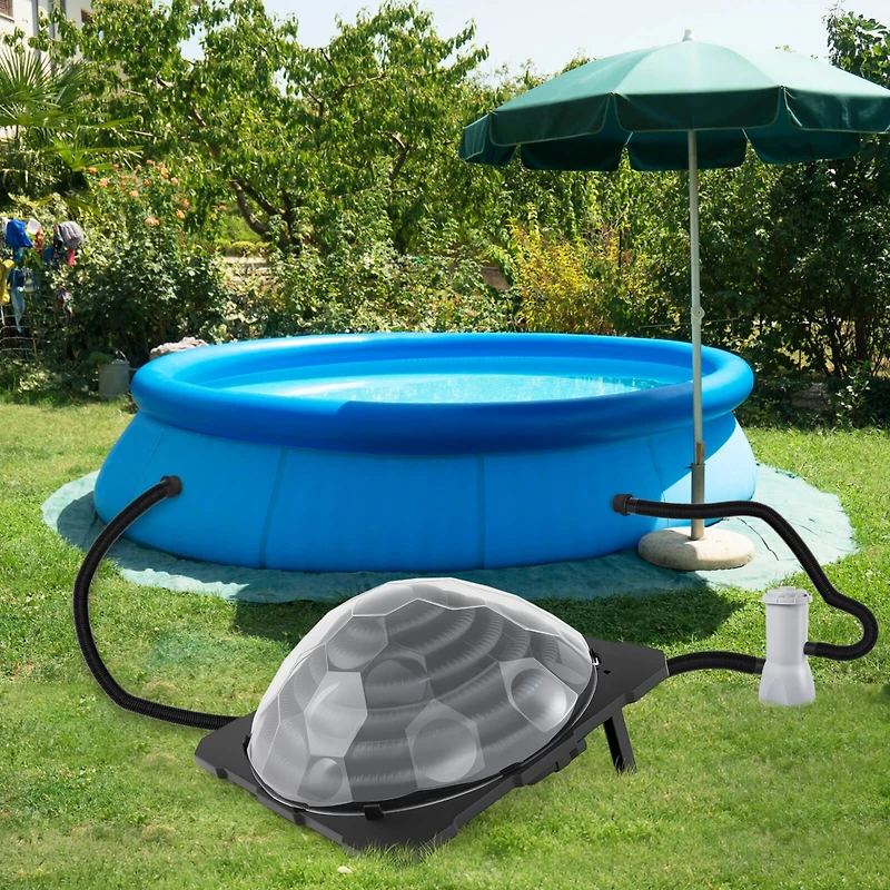 Outdoor Solar Dome Inground &Above Ground Swimming Pool Water Heater