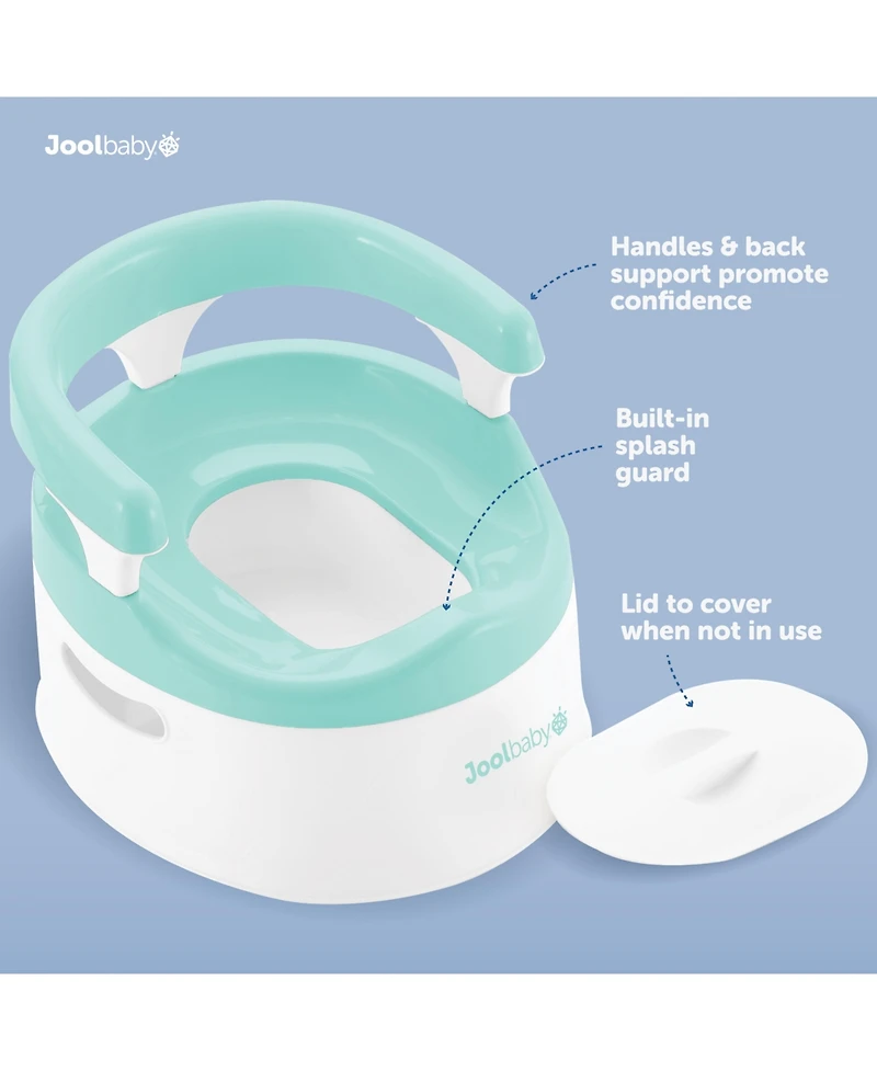 Jool Baby Potty Chair for Toddler Toilet Training - Splash Guard & Back Support