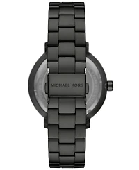 Michael Kors Men's Blake Three-Hand Date Black Stainless Steel Watch 42mm