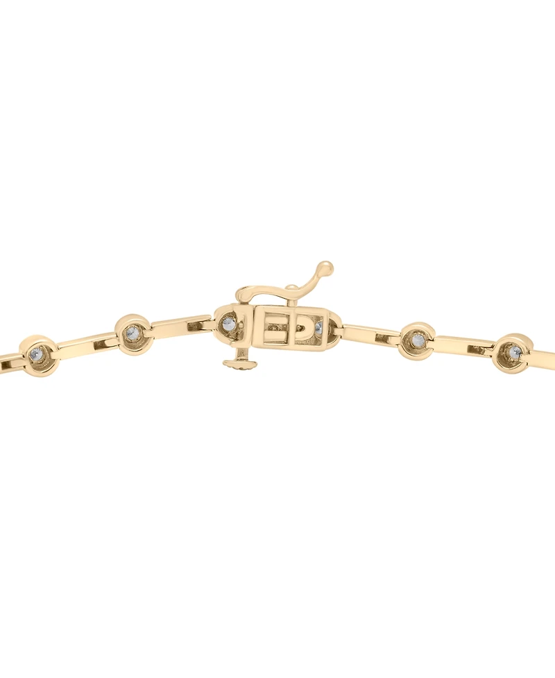 Diamond Bar Link Bracelet (1/2 ct. t.w.) 10k Gold