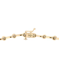 Diamond Bar Link Bracelet (1/2 ct. t.w.) 10k Gold