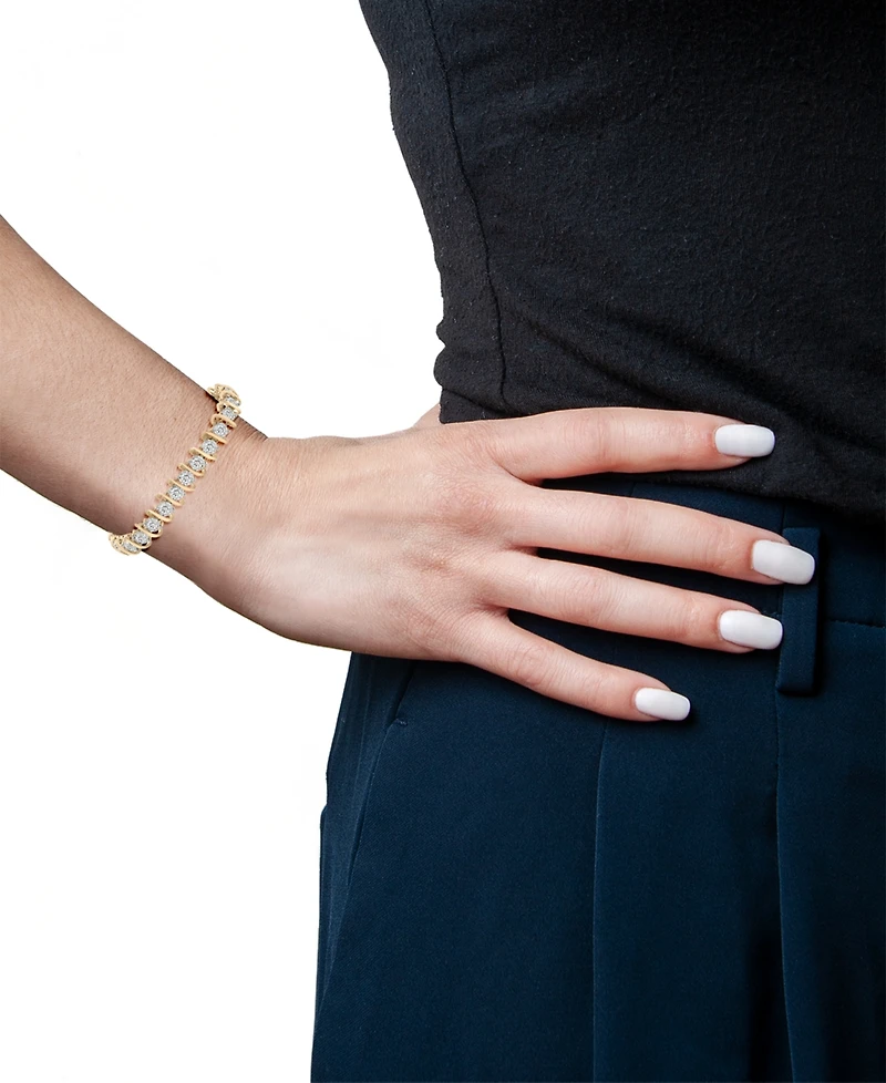 Diamond Tennis Bracelet (5 ct. t.w.) in 10k Gold, Created for Macy's