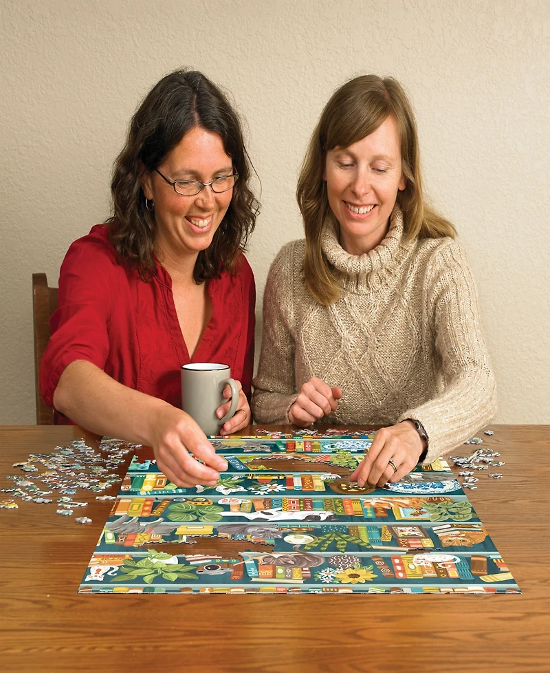Cobble Hill- The Purrfect Bookshelf Puzzle