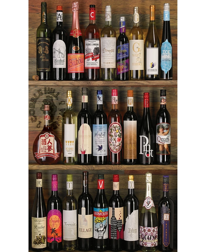 Cobble Hill- Wine alphabet Puzzle
