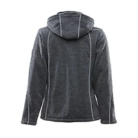 RefrigiWear Plus Size Fleece Lined Extreme Sweater Jacket with Removable Hood