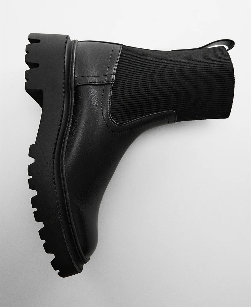 Mango Women's Track Platform Boots