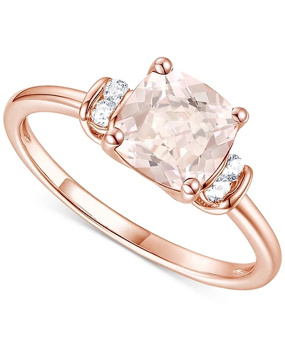 Amethyst (1-1/3 ct. t.w.) & Lab-Grown White Sapphire (1/10 14k Gold-Plated Sterling Silver (Also Additional Gemstones)