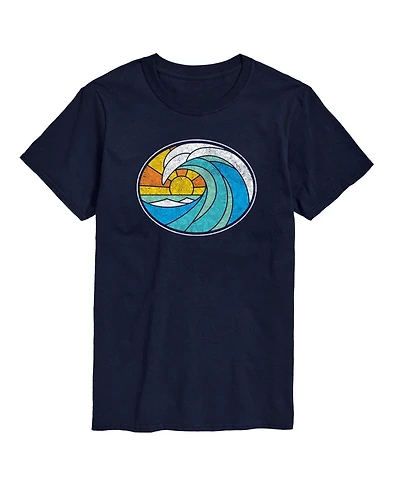 Airwaves Men's Glass Wave Short Sleeve T-shirt