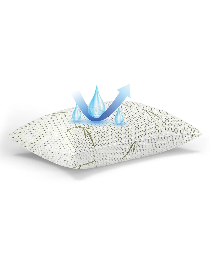 ProSleep Rayon from Bamboo Gel-Infused Memory Foam Cluster Pillow, Jumbo
