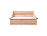 Wooden Square Garden Vegetable Flower Bed
