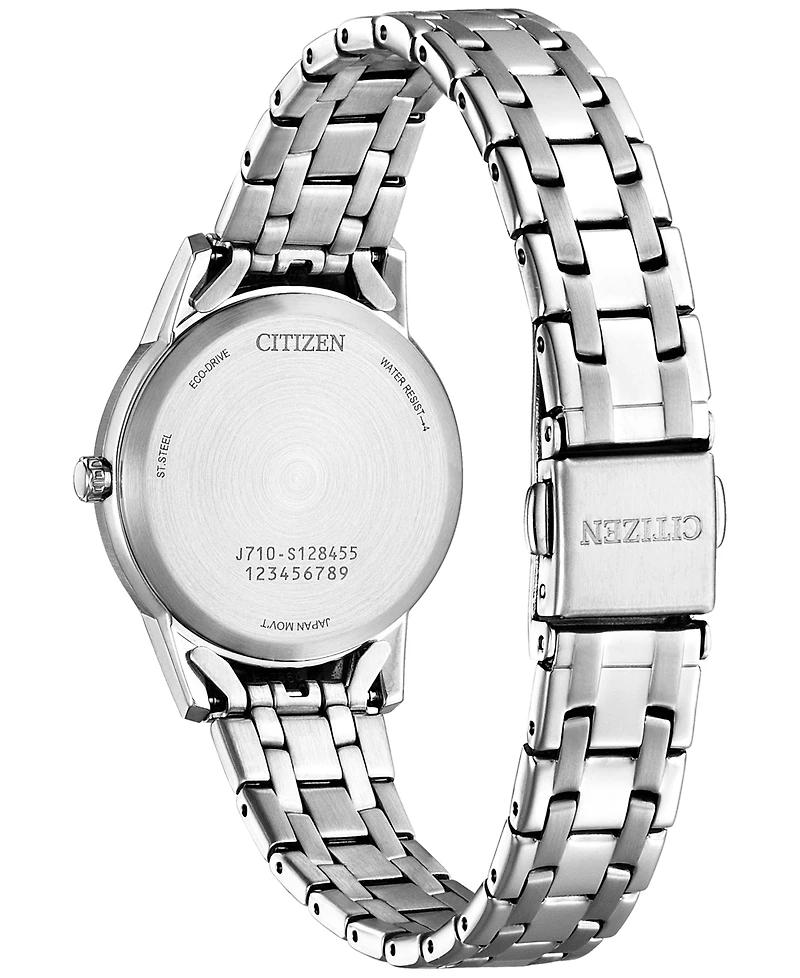Citizen Eco-Drive Women's Classic Stainless Steel Bracelet Watch 29mm