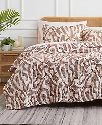 Southshore Fine Linens Khari Oversized 3 Piece Quilt Set, King/California King