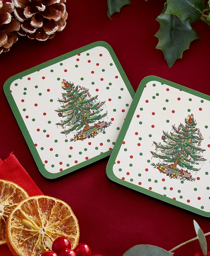Spode Polka Dot Placemat & Coaster Set