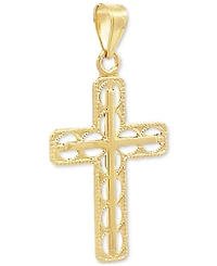 Cross Pendant in 14k Yellow Gold