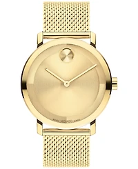 Movado Men's Bold Evolution 2.0 Swiss Quartz Ionic Plated Light Gold-Tone 2 Steel Watch 40mm