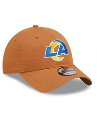 Men's New Era Brown Los Angeles Rams Core Classic 2.0 9TWENTY Adjustable Hat