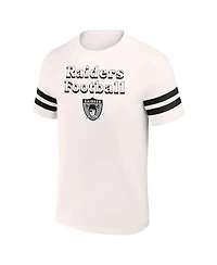 Men's Nfl x Darius Rucker Collection by Fanatics Cream Las Vegas Raiders Vintage-Like T-shirt