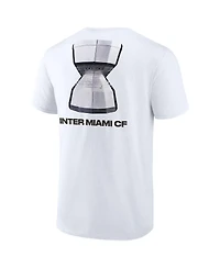 Men's Fanatics White Inter Miami Cf 2023 Leagues Cup Champions Locker Room T-shirt