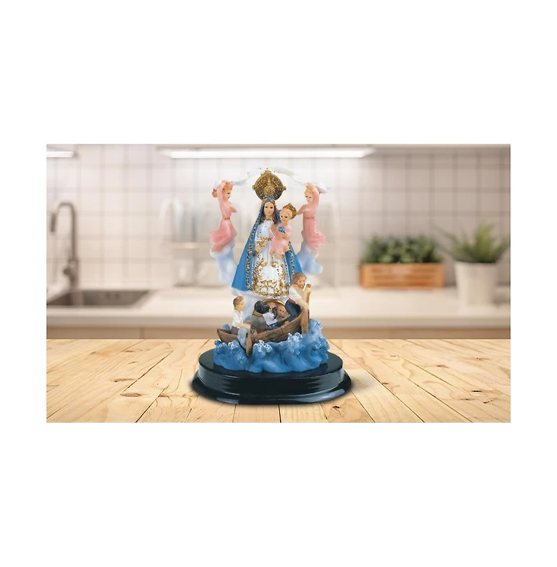 Fc Design 5"H Our Lady of Charity Statue Our Lady of El Cobre Holy Figurine Religious Decoration Home Decor Perfect Gift for House Warming, Holidays a