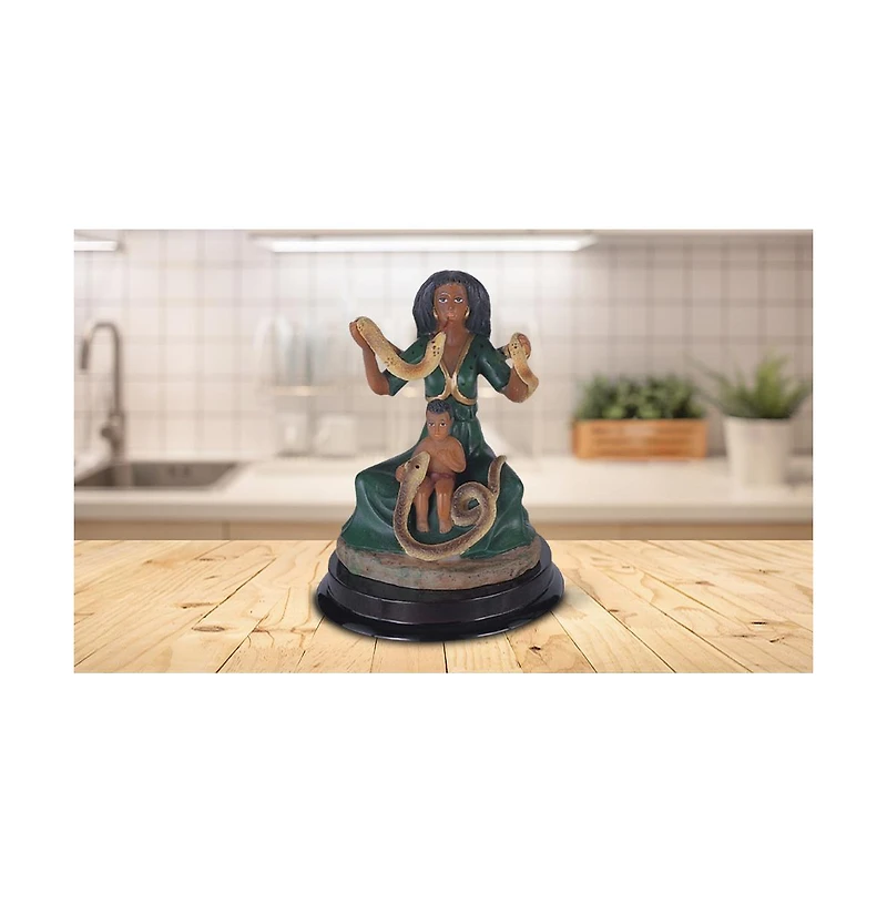Fc Design 5"H Santa Martha The Dominadora Statue Lady Holy Figurine Religious Decoration Home Decor Perfect Gift for House Warming, Holidays and Birth