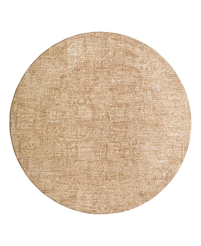 Livabliss Masterpiece High-Low Mpc-2300 6'7" x 6'7" Round Area Rug