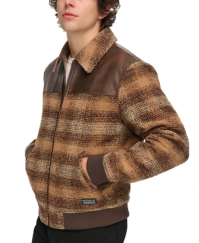 Levi's Men's Plaid Bomber Jacket