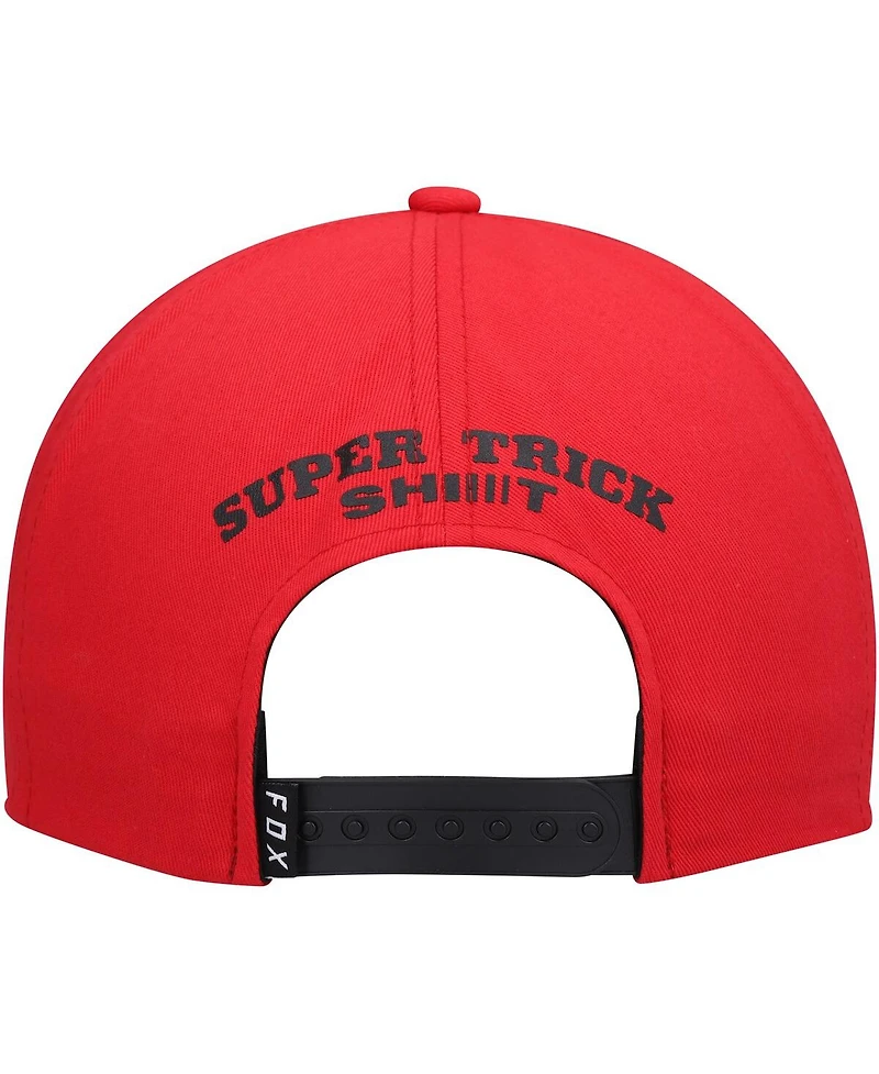 Men's White Fox Super Trik Snapback Hat