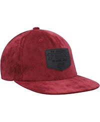 Men's Fox Maroon Fixated Snapback Hat