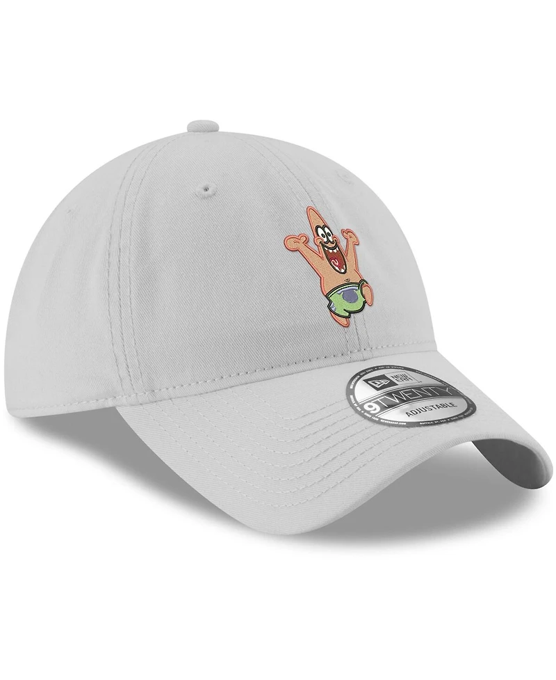 Men's New Era Gray Patrick Star 9TWENTY Adjustable Hat