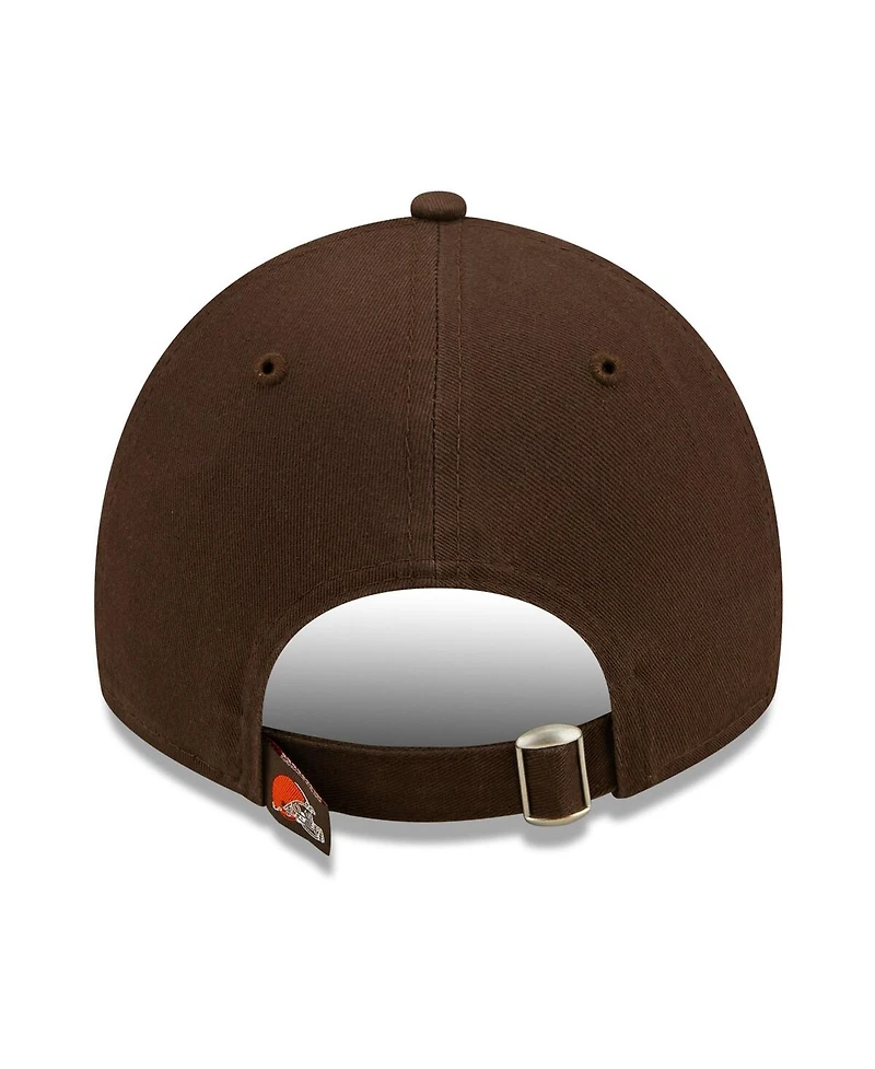 Women's New Era Brown Cleveland Browns Formed 9TWENTY Adjustable Hat