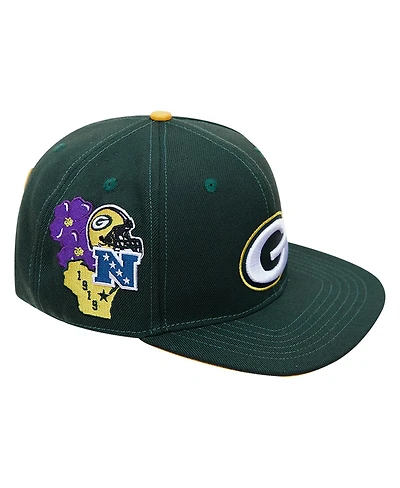 Men's Pro Standard Green Green Bay Packers Hometown Snapback Hat